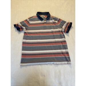 Penguin Striped Polo Shirt Men XL